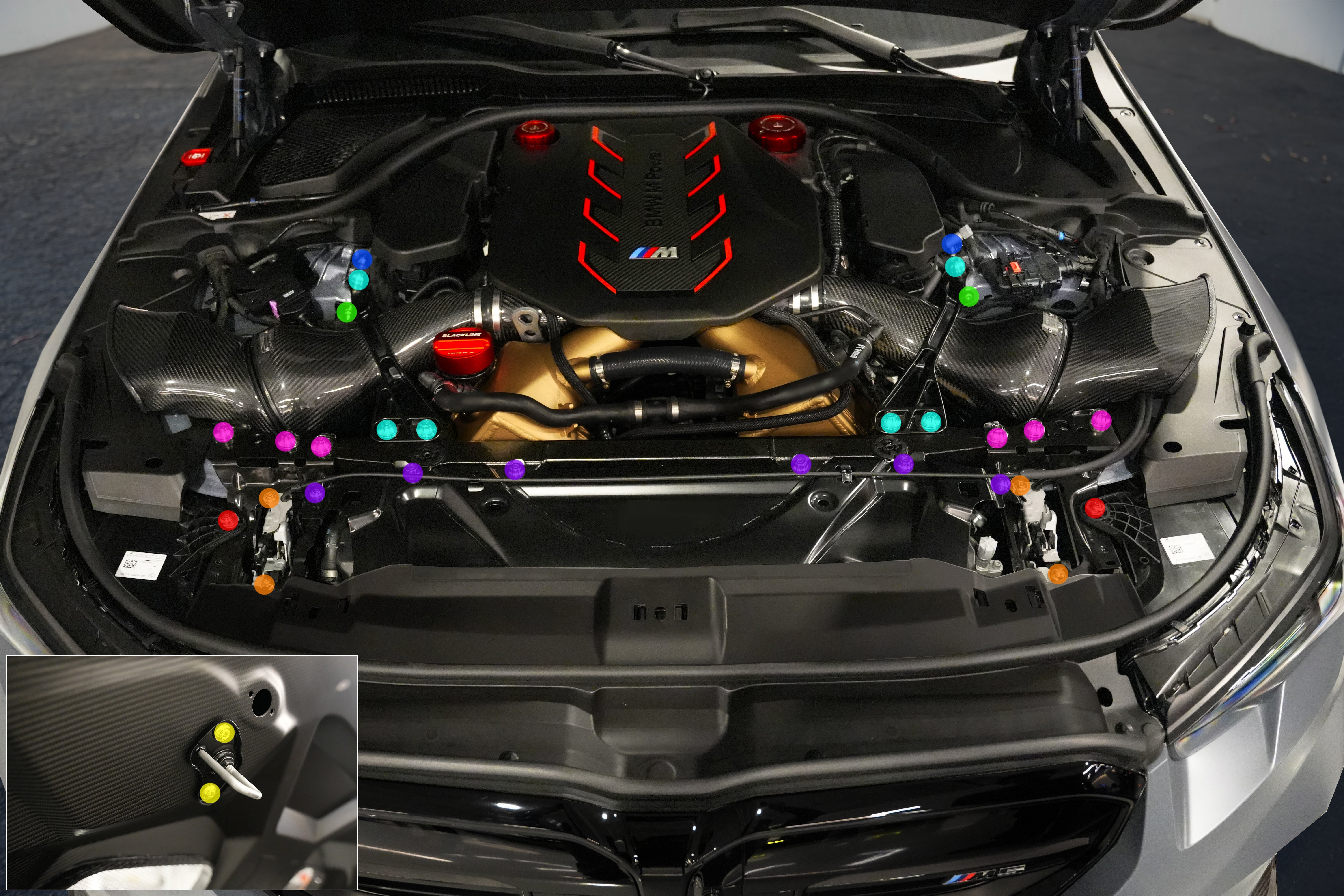 Downstar G9X M5 Deluxe Billet Dress Up Hardware Kit