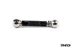 Baan Velgen G0X X5 X6 X7 Airmatic Lowering Link Set shown on a white background, engineered to adjust factory air suspension ride height on BMW G05 X5, G06 X6, and G07 X7 models while maintaining OEM functionality.