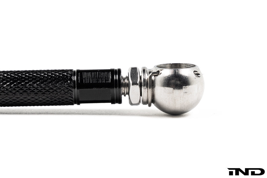 Baan Velgen G0X X5 X6 X7 Airmatic Lowering Link Set shown on a white background, engineered to adjust factory air suspension ride height on BMW G05 X5, G06 X6, and G07 X7 models while maintaining OEM functionality.