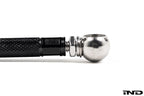 Baan Velgen G0X X5 X6 X7 Airmatic Lowering Link Set shown on a white background, engineered to adjust factory air suspension ride height on BMW G05 X5, G06 X6, and G07 X7 models while maintaining OEM functionality.