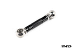 Baan Velgen G0X X5 X6 X7 Airmatic Lowering Link Set shown on a white background, engineered to adjust factory air suspension ride height on BMW G05 X5, G06 X6, and G07 X7 models while maintaining OEM functionality.