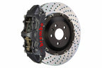 Brembo GT-S big brake kit for BMW F85 X5M and F86 X6M, 405mm drilled rotors with performance calipers on a white background