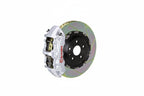 Brembo F85 X5M and F86 X6M GT big brake kit with 405mm slotted grey 2-piece front brakes on a BMW SUV.