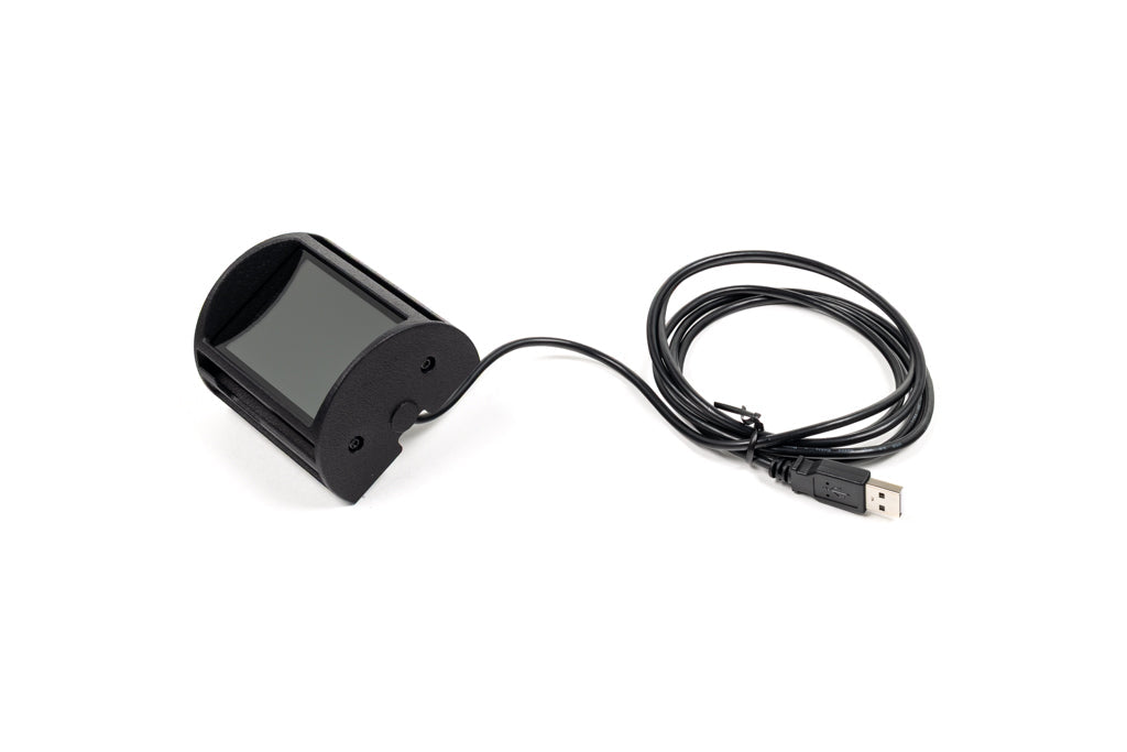 CANchecked MFD28 Gen2 2.8-inch multi function display for Audi B5 S4 and A4 shown on a white background