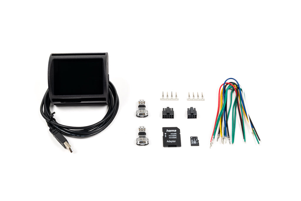 CANchecked MFD28 Gen2 2.8-inch multi function display for Audi B5 S4 and A4 shown on a white background