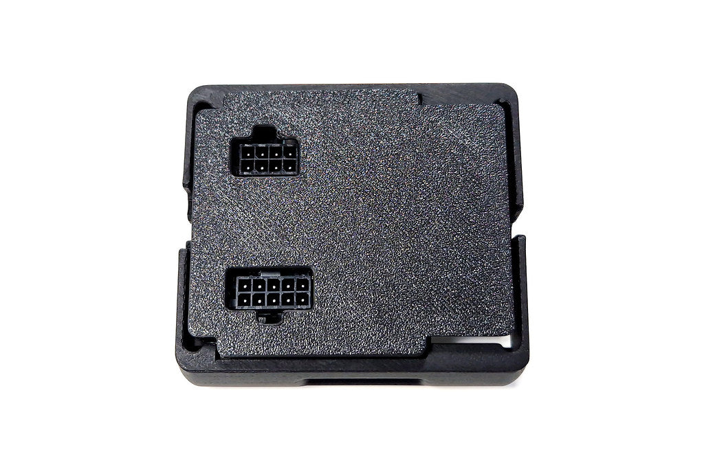 CANchecked MFD28 Gen2 2.8-inch multi-function display for BMW E28 M5 and 5-Series (LHD) shown on a white background with OEM-style air vent integration.