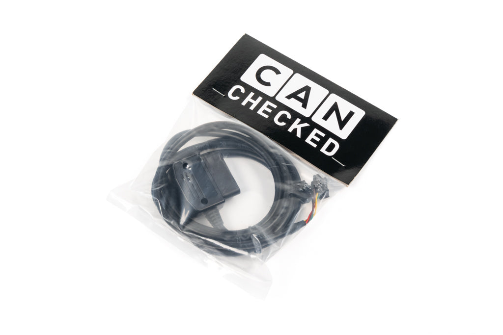CANchecked connection cable for MFD28 Gen2 and MFD32 Gen2 displays to OBD2 interface with Pin 1 KL15.
