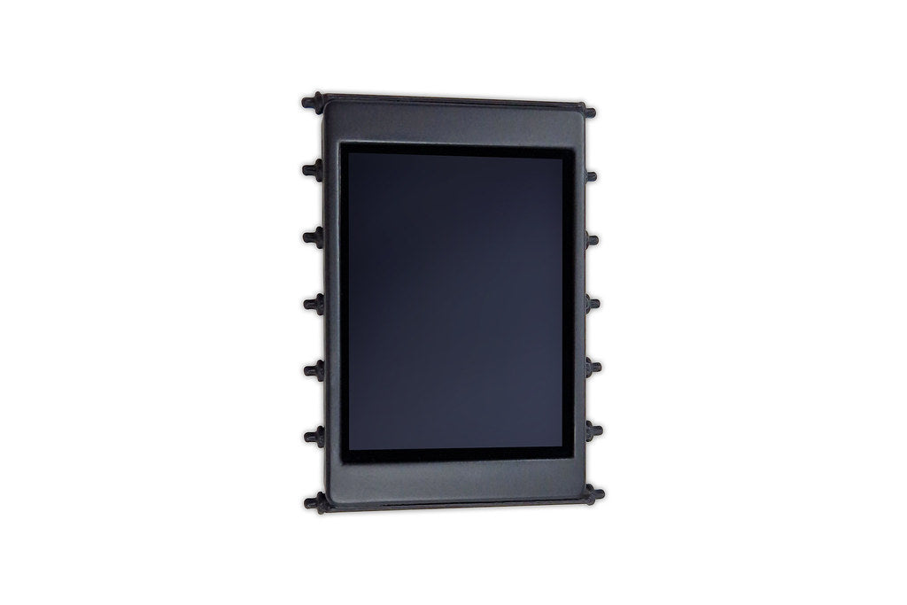 CANchecked MFD32 Gen2 3.2-inch multi-function display for Ford F-150 shown on a white background, featuring a vehicle-specific installation solution, touchscreen interface, and real-time vehicle data monitoring.