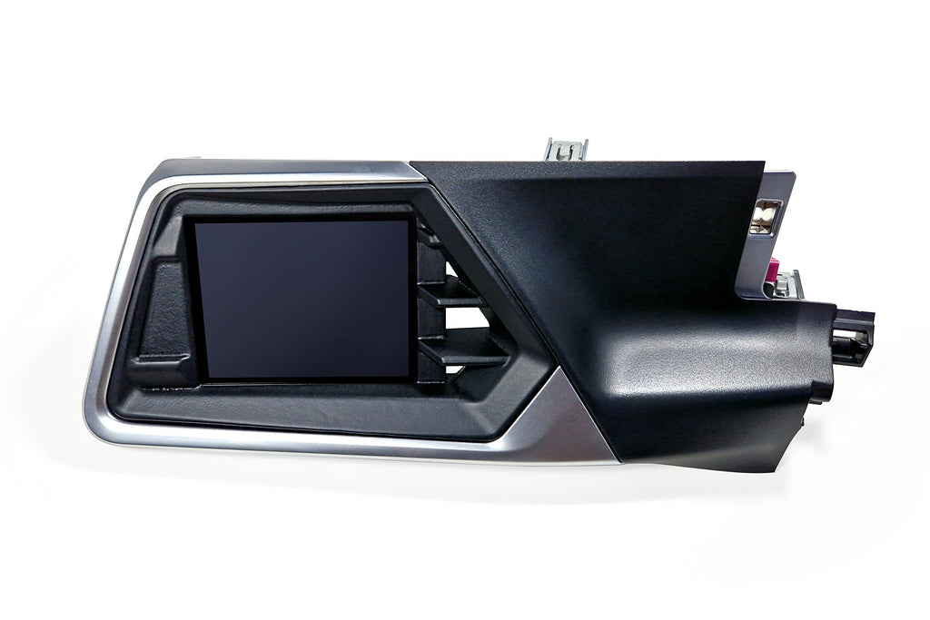 CANchecked MFD32 Gen2 3.2-inch multi function display with preassembled OEM vent for BMW G8X M2 M3 M4, G42 2 Series, and G2X 3 Series shown on a white background. For ID8