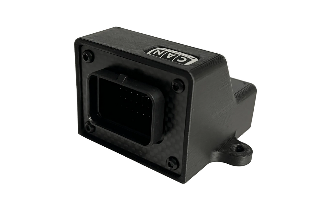 CANchecked MCE18 interior can bus extension module with multiple connection ports for vehicle electronics.
