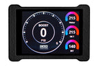 CANchecked 2.8-inch Gen2 multi-function display for Audi B5 S4 and A4 interior, LHD, showing digital dashboard features.