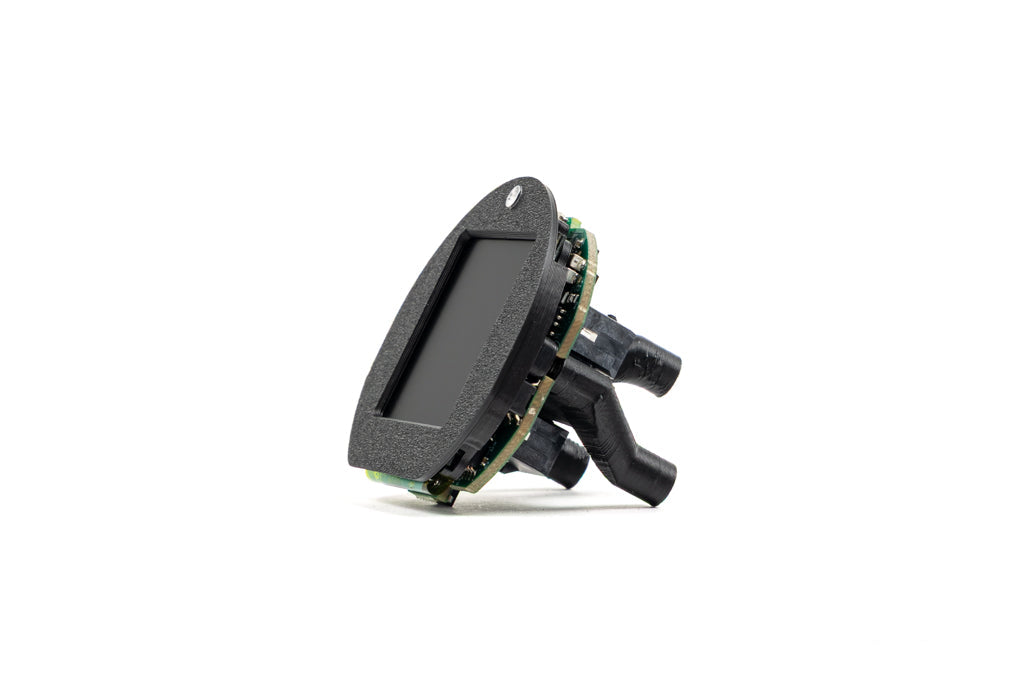 CANchecked MFA2.0 Gen2 multi-function display for Mazda NB Miata MX-5 displayed on a white background, featuring a vehicle-specific cluster integration, OLED display, and real-time vehicle data monitoring for left-hand and right-hand drive applications.