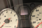 CANchecked MFA2.0 Gen2 multi-function display installed within the instrument cluster of a Mazda NB Miata MX-5, providing integrated vehicle diagnostics, performance monitoring, and real-time data display for LHD and RHD vehicles.
