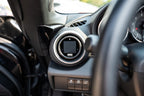 CANchecked MFD15 Gen2 1.5-inch multi-function display installed in a Mazda ND Miata MX-5 interior, providing real-time vehicle data, diagnostics, and performance monitoring through a vehicle-specific integrated display solution.