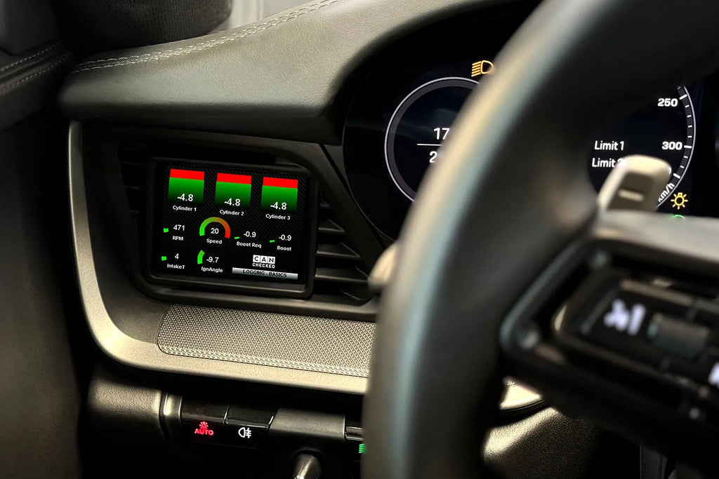 CANchecked Porsche 992 911 Multi Function Display inside the car, 3.2-inch Gen2 LHD interior dashboard component