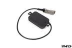 CANchecked TMU04 Wireless Tire Temperature Monitoring Set with four infrared temperature sensors and CAN bus receiver module displayed on a white background.