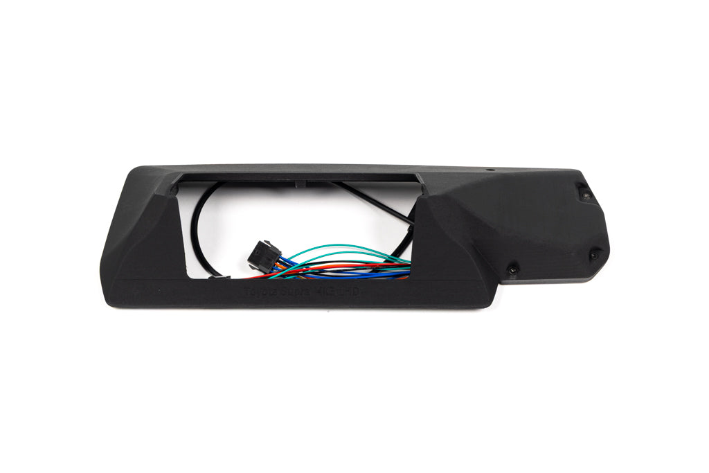 CANchecked MFD32 Gen2 3.2-inch multi-function display for Toyota A90 MK5 GR Supra shown on a white background, featuring a vehicle-specific air vent integration, touchscreen interface, and real-time vehicle diagnostics and performance monitoring.