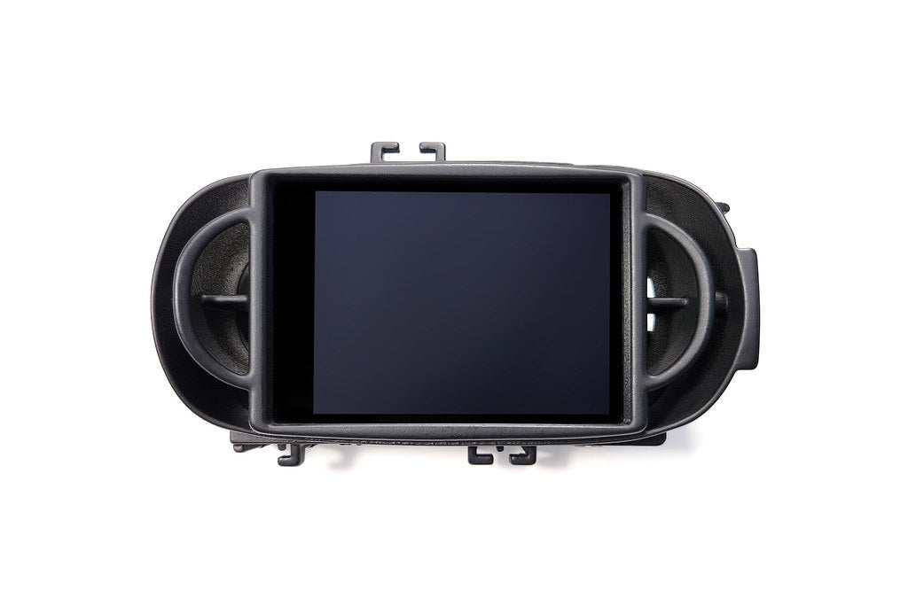 CANchecked MFD32 Gen2 3.2-inch multi-function display for Toyota XP210 Yaris Pre-Facelift (LHD) shown on a white background with OEM-style dashboard integration.