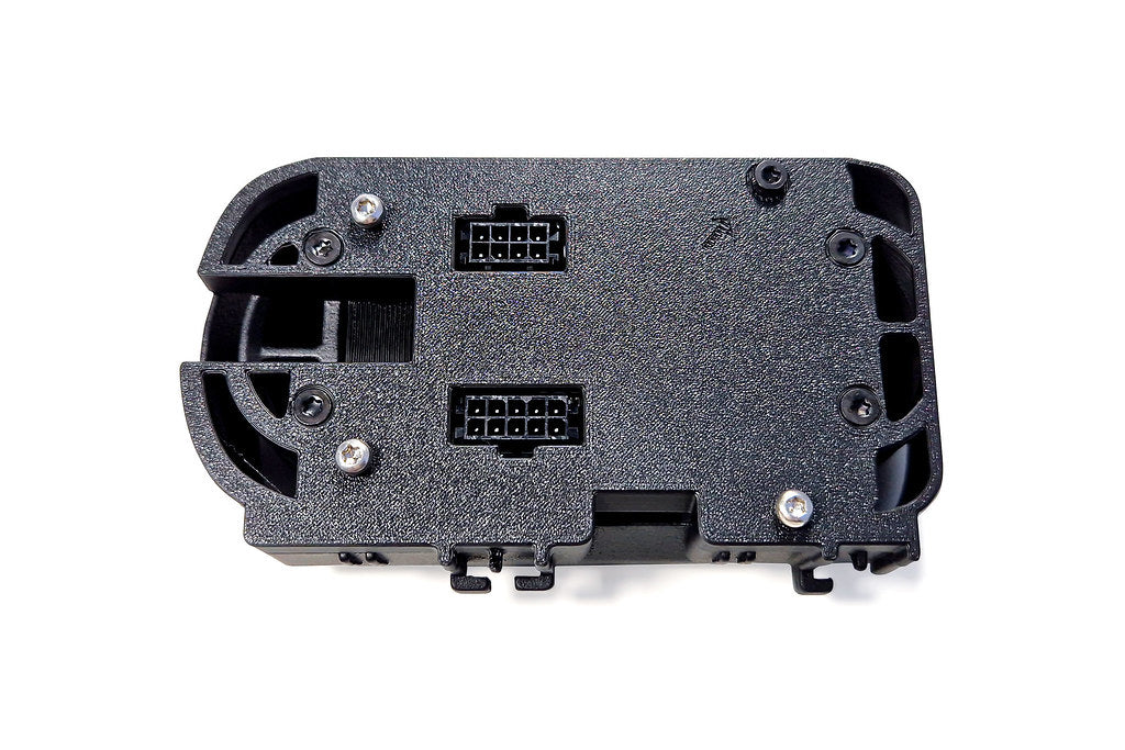 CANchecked MFD32 Gen2 3.2-inch multi-function display for Toyota XP210 Yaris Pre-Facelift (LHD) shown on a white background with OEM-style dashboard integration.