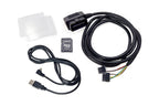 CANchecked MFD28 Gen2 2.8-inch multi-function display for Volkswagen Bus T6 (LHD) shown on a white background with OEM-style dashboard integration.