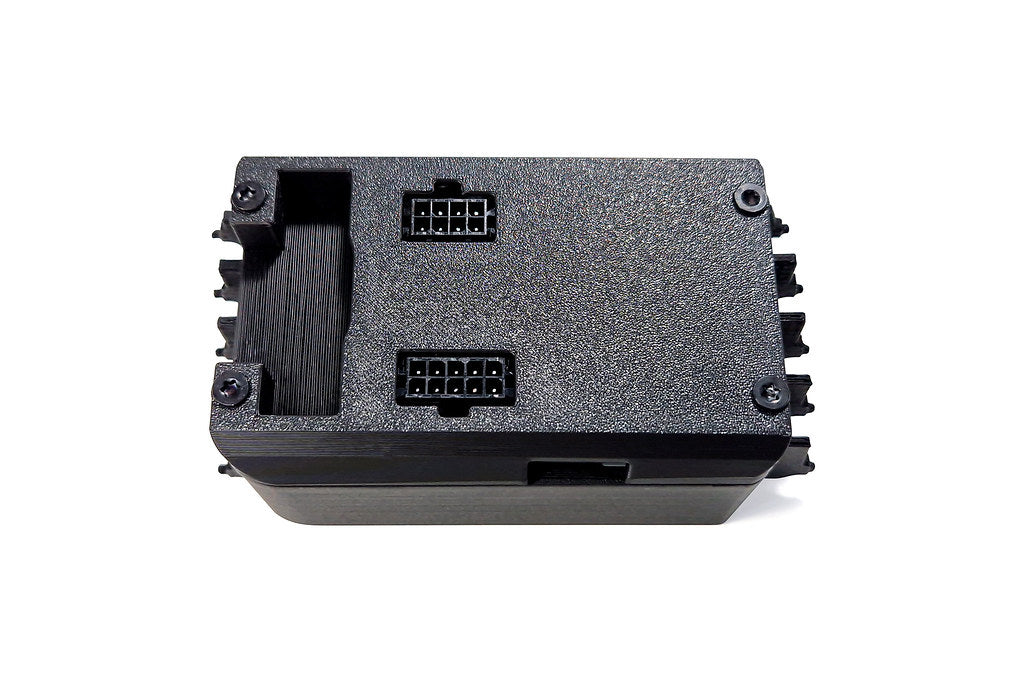 CANchecked MFD28 Gen2 2.8-inch multi-function display for Volkswagen MK3 Scirocco Facelift (LHD) shown on a white background with OEM-style dashboard integration.