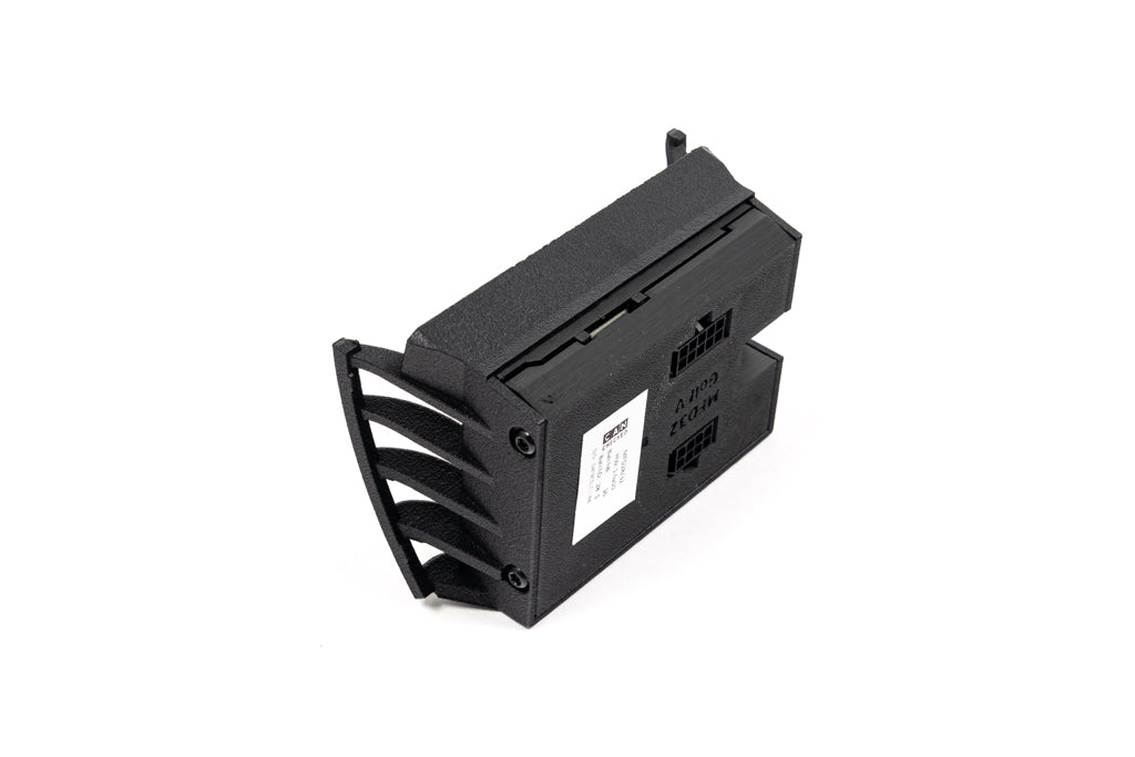 CANchecked MFD32 Gen2 3.2-inch multi-function display for Volkswagen MK5 Golf shown on a white background, featuring a vehicle-specific air vent integration, touchscreen interface, and real-time vehicle data monitoring.