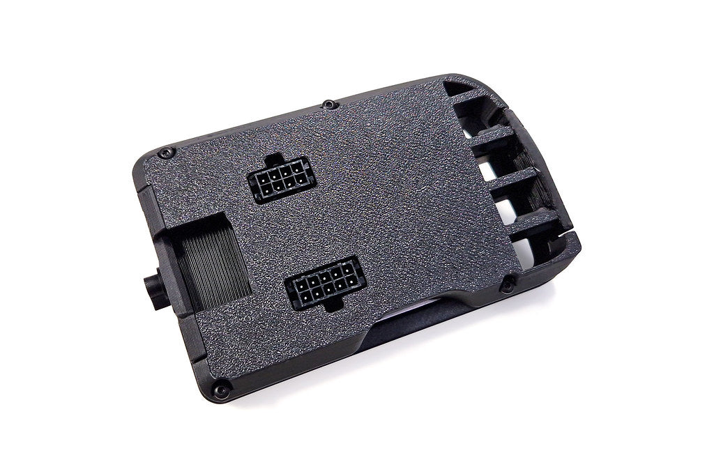 CANchecked MFD32 Gen2 3.2-inch multi-function display for Volkswagen MK5 Polo GTI (LHD) shown on a white background with OEM-style dashboard integration.