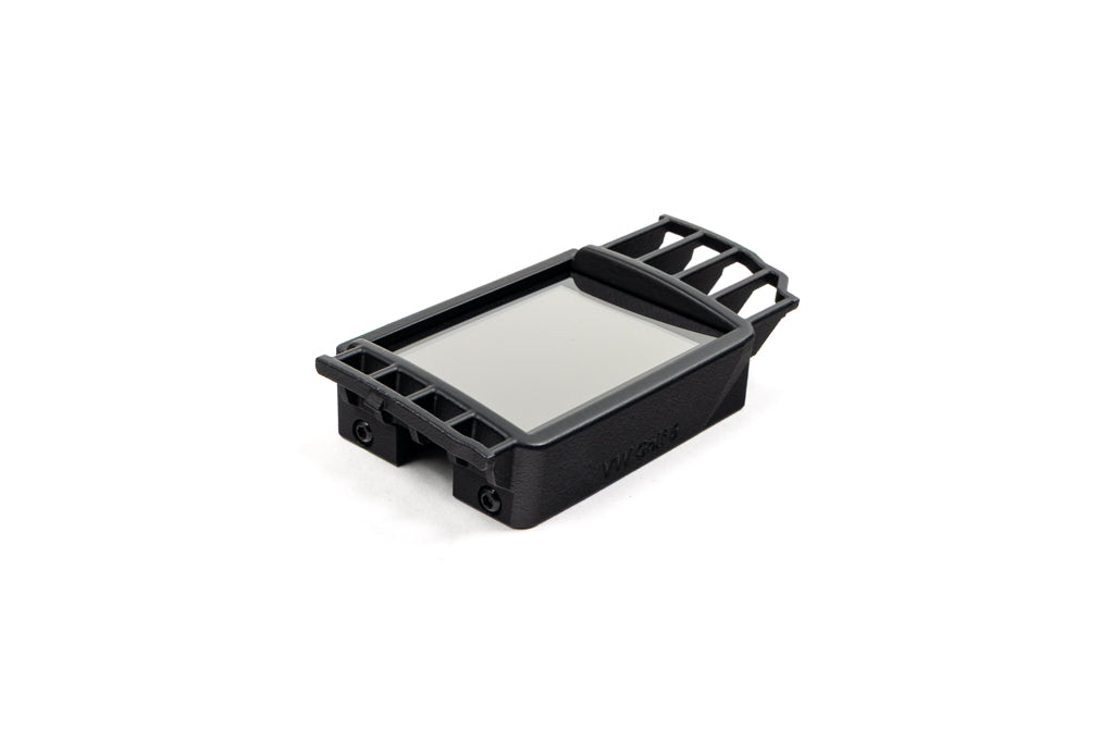 CANchecked MFD28 Gen2 2.8-inch multi-function display for Volkswagen MK6 Golf shown on a white background, featuring a vehicle-specific fitment, high-resolution display, and real-time vehicle data monitoring.