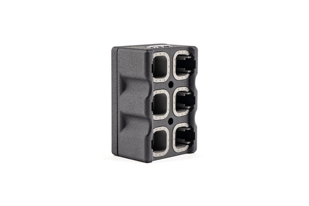 CANchecked CBD06 CAN Bus Distribution module designed to simplify CAN bus wiring and device integration in performance and motorsport vehicle applications, shown on a white background.