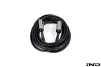 CANchecked DTM2DTM 4.5m extension cable with waterproof DTM connectors for CAN bus distribution modules, displays, and motorsport electronics, shown on a white background.