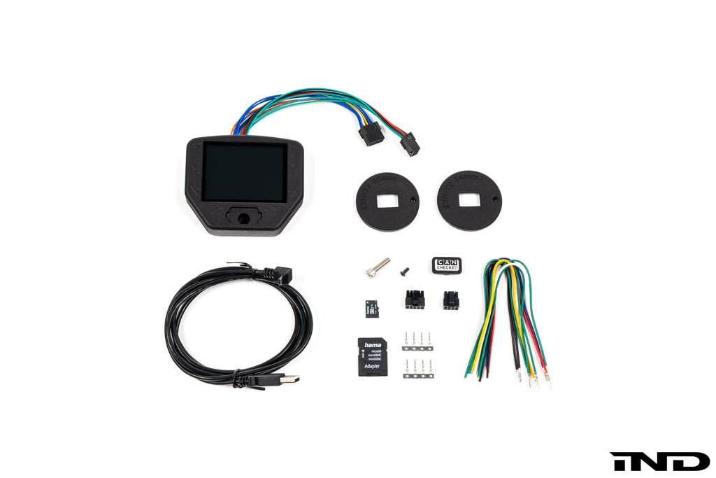 CANchecked SWD32 Multi Function Display | 3.2" Gen2 - For Flat Face Race Steering Wheels
