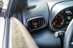 CANchecked Toyota XP210 Yaris 3.2" Gen2 Multi Function Display inside view, LHD interior dashboard component.