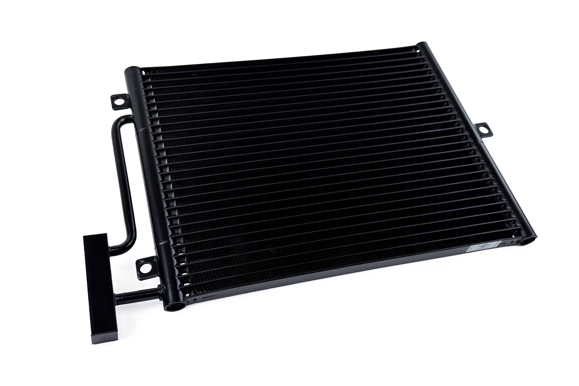 Front view of CSF OEM+ Performance A/C Condenser for Porsche 996 911 and 986 Boxster on white background