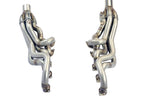 Supersprint stainless exhaust manifold set for BMW E6X M5 and M6, showing the polished metal components and flange details.