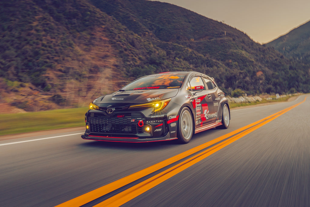 Motorsport+ E210 GR Corolla Race Style Yellow DRL LED Module Set - V2