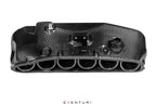 Eventuri Hybrid Carbon Airbox System for the BMW E36/7 Z3M shown on a white background, featuring a prepreg carbon fiber airbox, carbon intake components, and OEM MAF-compatible design for the S54 engine.