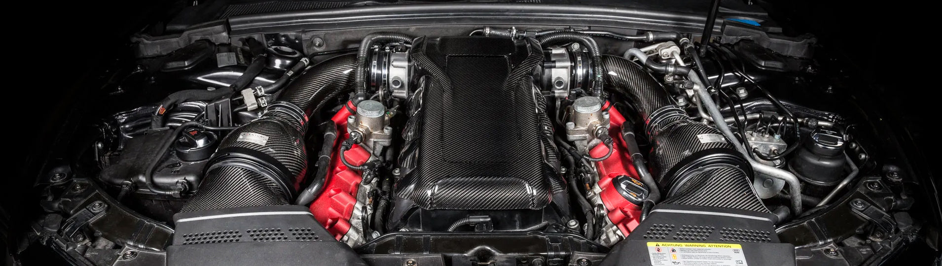 Audi B8 RS4 / RS5 Black Carbon Intake System | Eventuri