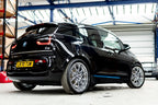 Evolve I01 i3 i3S Lowering Springs installed on a BMW i3S, reducing ride height for a more aggressive stance while preserving factory ride quality and suspension comfort.