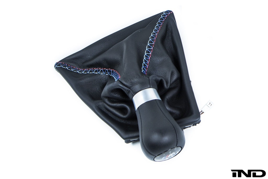 IND F8X M3 / M4 Tri-Color Leather Shift Boot Set - Cross Stitch