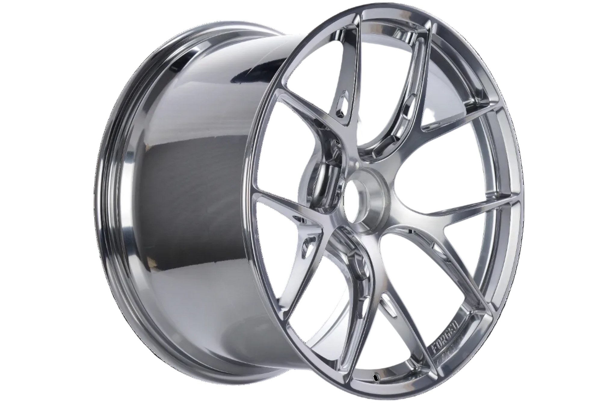BBS 991 911 GT3 RS FI-R 20 and 21-inch wheel set showing sleek alloy wheels with intricate spoke design.
