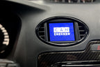 CANchecked MFD28 Gen2 2.8-inch multi-function display installed in a Ford MK2 Focus, compatible with left-hand drive and right-hand drive models, featuring a vehicle-specific dashboard integration.