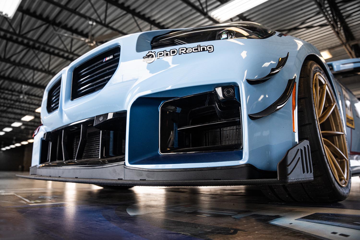 Verus Engineering G87 M2 Carbon Front Splitter Endplate Set