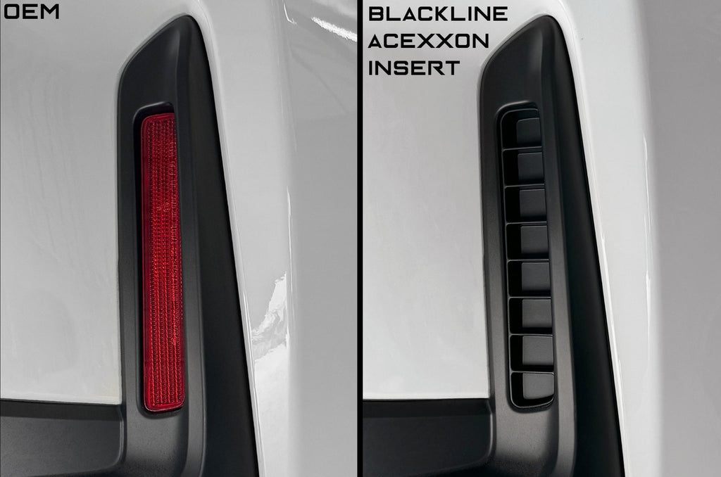 Goldenwrench Blackline Performance GR Corolla (E210) Acexxon Rear Reflector Insert Set