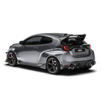 ADRO Toyota GR Yaris carbon fiber side skirts installed on the vehicle's exterior, showcasing a sleek and sporty design.