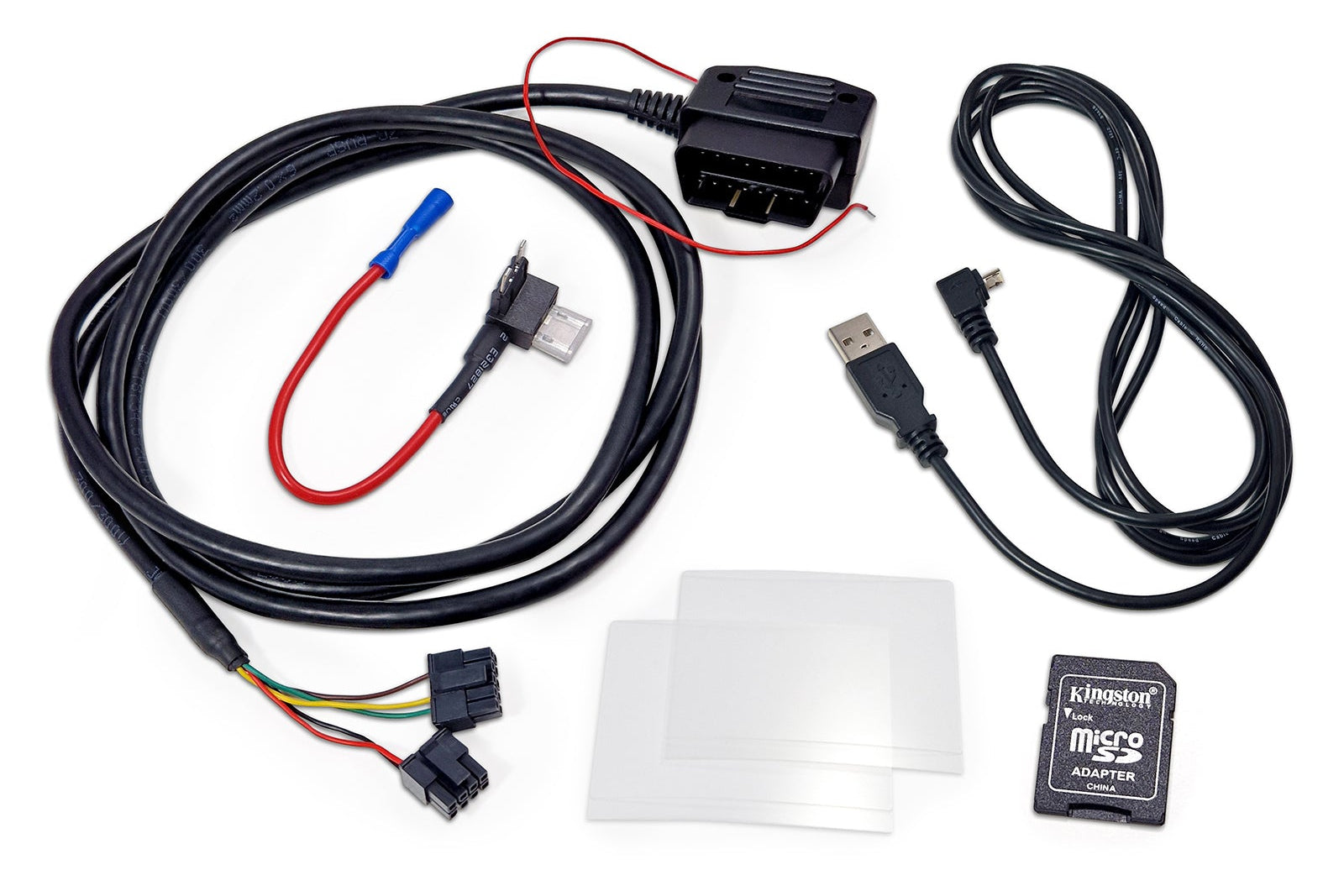 CANchecked MFD32 Gen2 3.2-inch multi-function display for the Honda FK8 Civic (LHD), shown on a white background with the vehicle-specific mounting bezel and wiring harness.