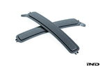 IND painted front reflector set for the BMW F90 M5 and G30 5-Series shown on a white background