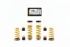 KW Suspension height adjustable spring kit for Porsche 911 (992) Turbo and S, showing springs and suspension components.