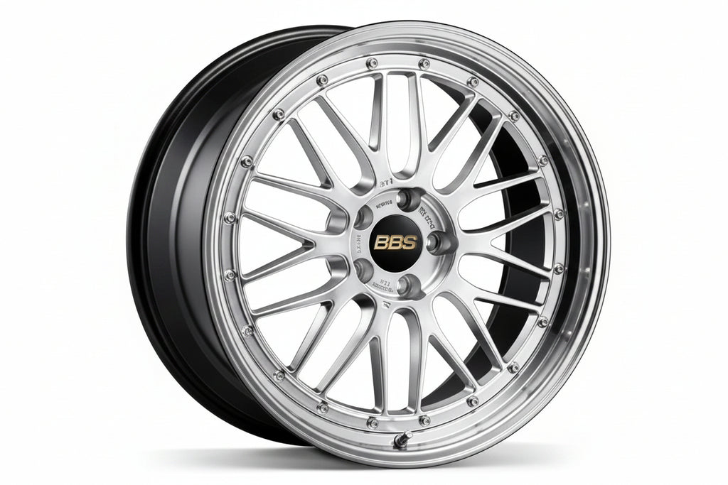 BBS 991 Carrera LM 20-inch wheel set with black and silver finish, featuring sleek multi-spoke design for C2, C2S, C4, and C4S Porsche models.