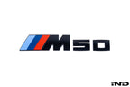 BMW G26 i4 M50 Trunk Emblem - Gloss Black