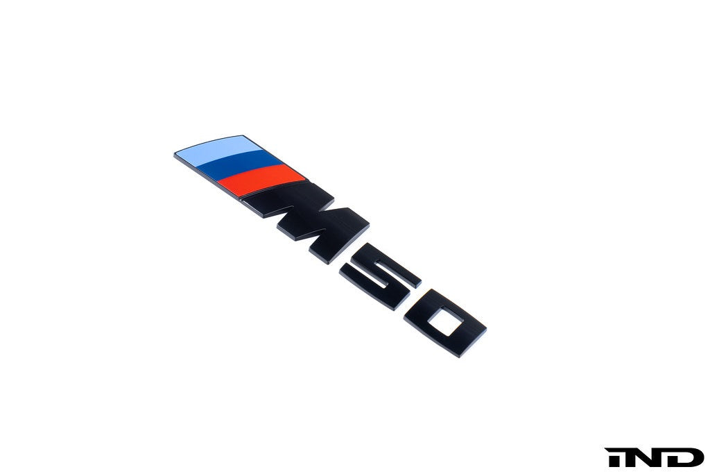 BMW G26 i4 M50 Trunk Emblem - Gloss Black